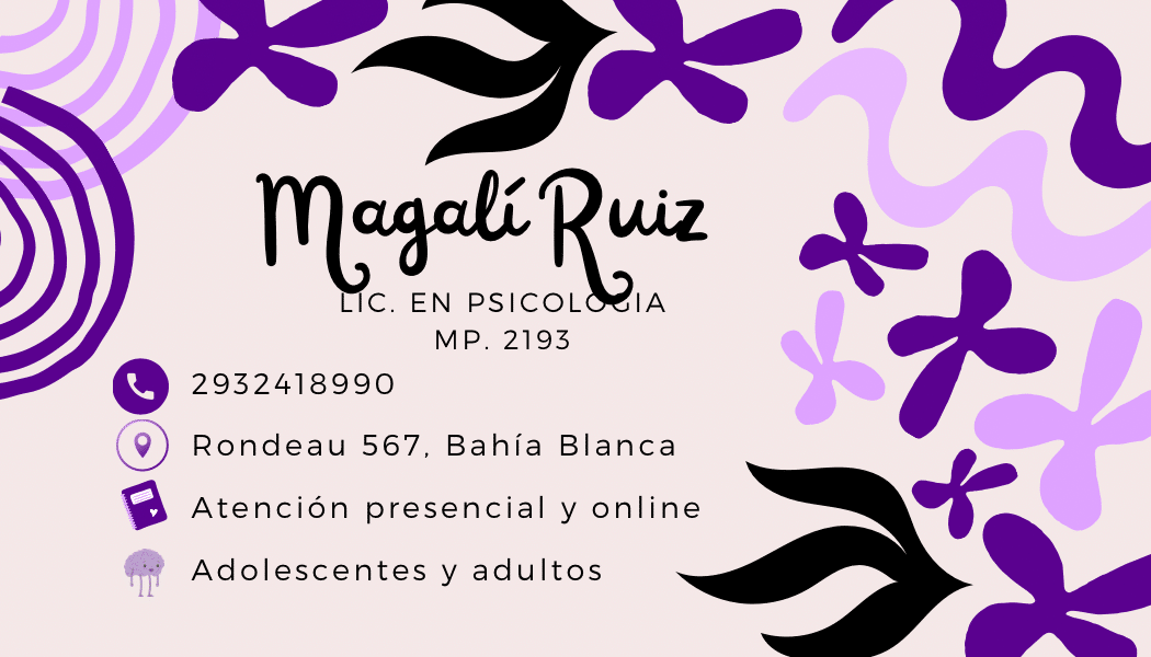 Psicóloga Magalí Ruiz